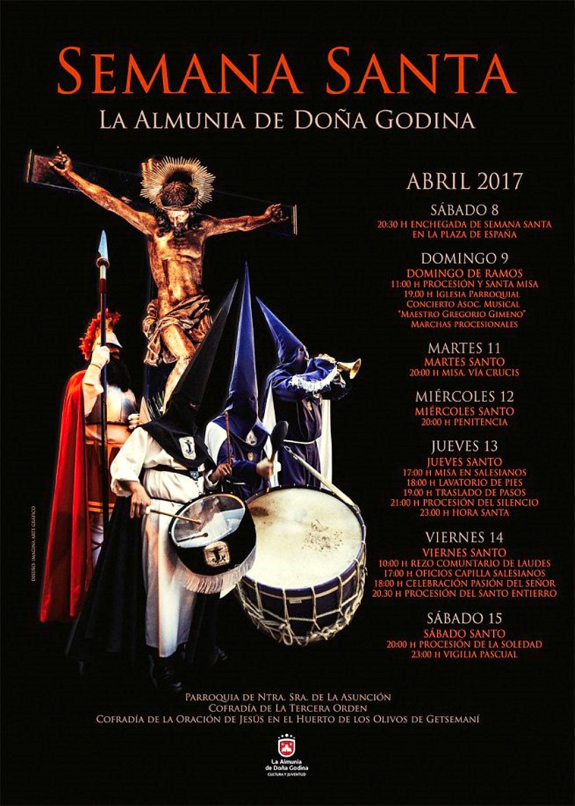 Semana Santa en La Almunia de Doña Godina 2017 La Almunia de Doña Godina